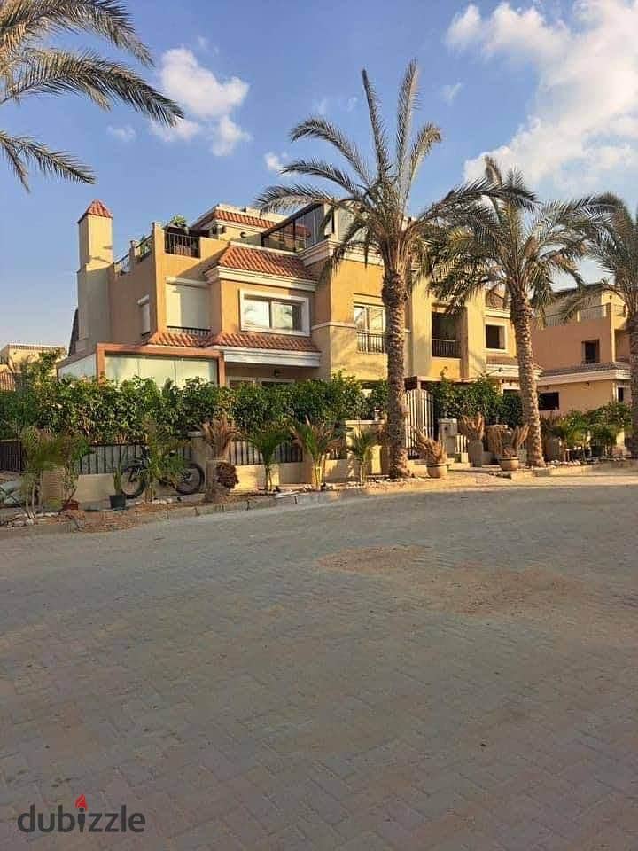 villa in Mostaqbal City Butterfly by Madinat masr in front of the sarai New Cairo and Madinaty 2