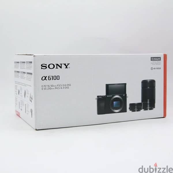 Sony A6100 Body + Lens 16-55mm f/3.5 + Lens 55-210mm f/3.5 + Box&other 0