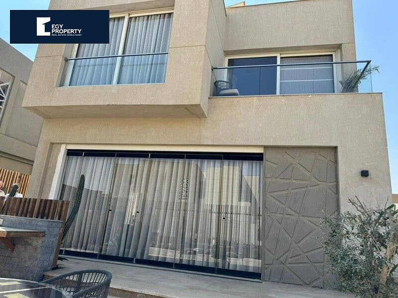 For quick sale, villa 312m, Ready to move,for sale in Palm Hills October - with installments over 8 years 9