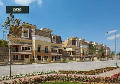 Svilla with a private garden for sale in Sarai Compound at a great price with a low down payment, located in a prime area in mostakbl  City. 0