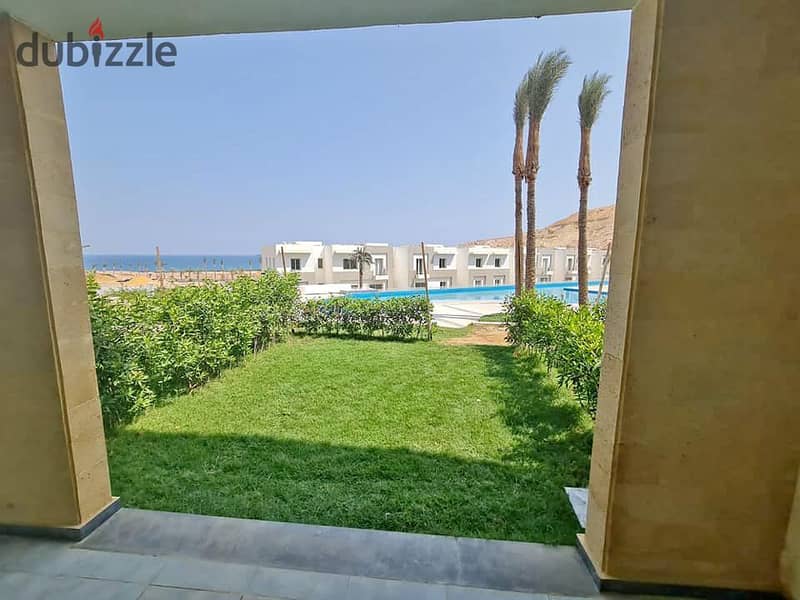 Ready to move chalet for sale panoramic sea view , the groove ain sokhna 1