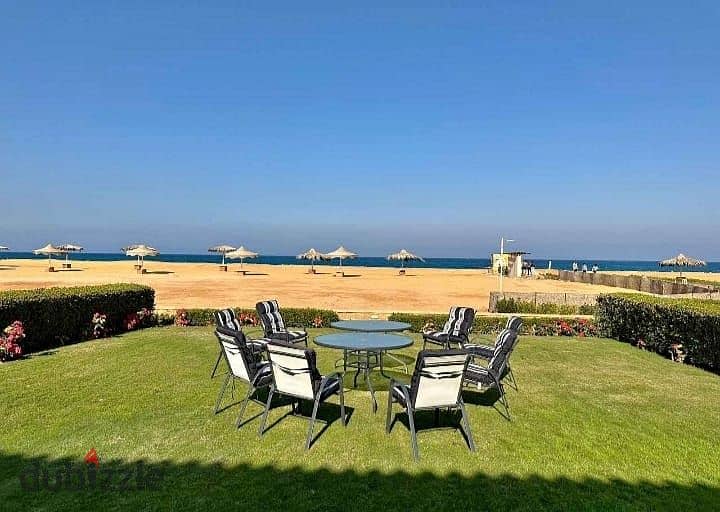 chalet for sale first row on the sea ( installments up to 7 Years ) in telal ain sokhna , zaafarana road minutes to porto 2