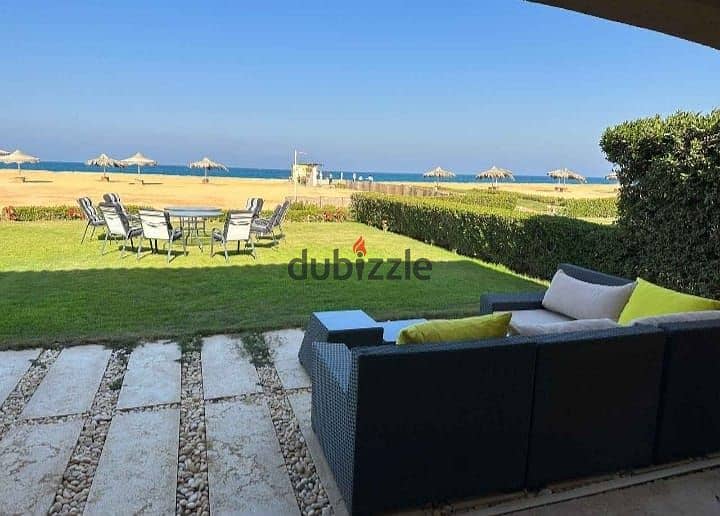 chalet for sale first row on the sea ( installments up to 7 Years ) in telal ain sokhna , zaafarana road minutes to porto 3