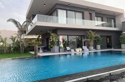 luxury villa for sale Swan Lake West Hassan Allam in the eastern expansions between October and Sheikh Zayed , next to New Giza 4