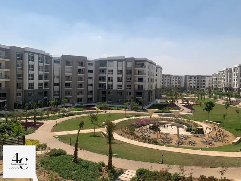 Apartment 191m with open view on landscape and swimming pool at the lowest price in the market with installments in Hyde Park Fifth Settlement 1