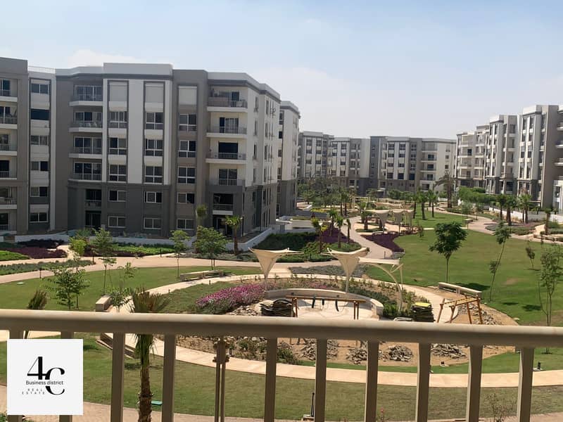 Apartment 191m with open view on landscape and swimming pool at the lowest price in the market with installments in Hyde Park Fifth Settlement 5