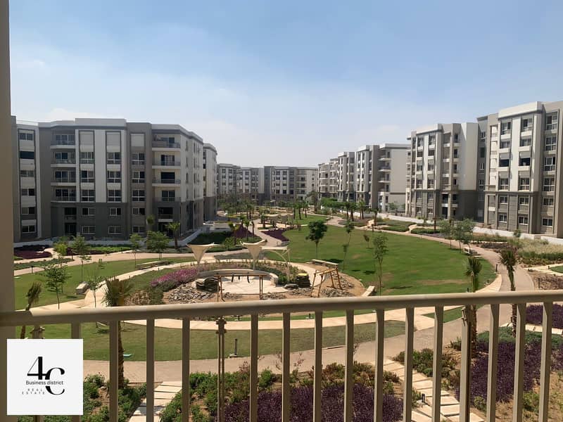 Apartment 191m with open view on landscape and swimming pool at the lowest price in the market with installments in Hyde Park Fifth Settlement 6