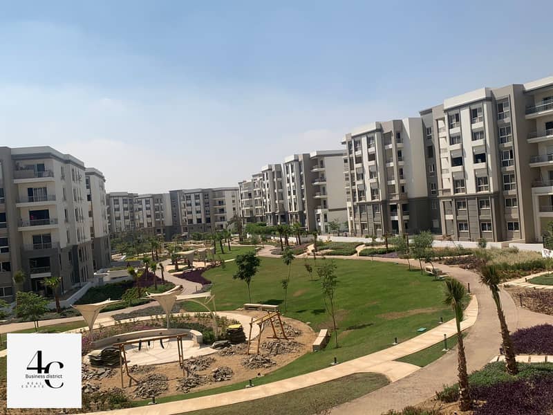 Apartment 191m with open view on landscape and swimming pool at the lowest price in the market with installments in Hyde Park Fifth Settlement 7