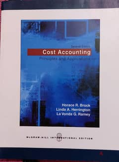 cost accounting principles and applications