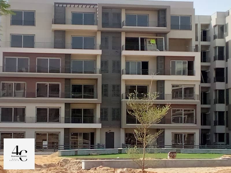 Apartment 172m for sale corner , direct view on the lagoon, fully finished with installments at the lowest price in Palm Hills New Cairo 6