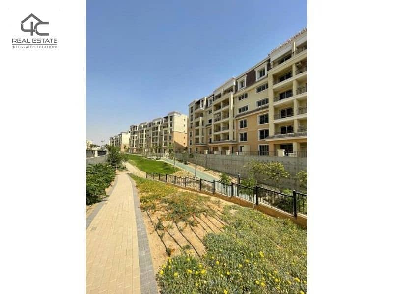 apartment 172 m with lowest total price ready to move 3 bedrooms in sarai compound 4