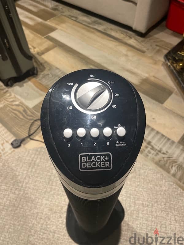 black + decker fan 1