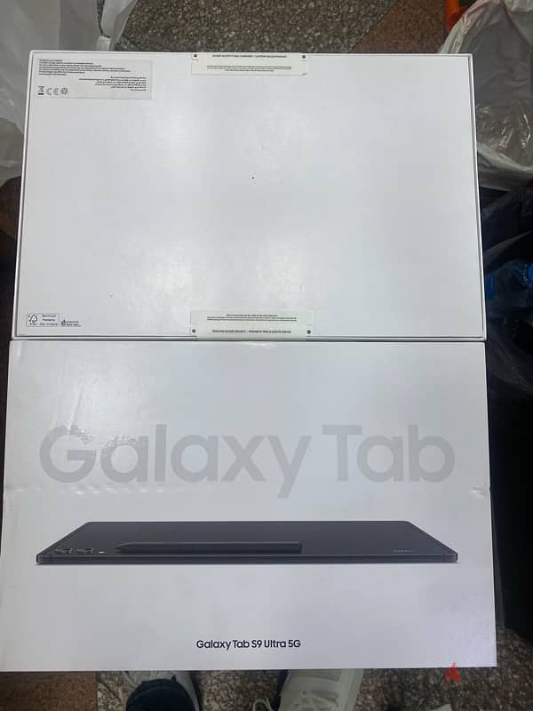 Galaxy Tab S9 Ultra 5G 256/12G Black جديد متبرشم 2