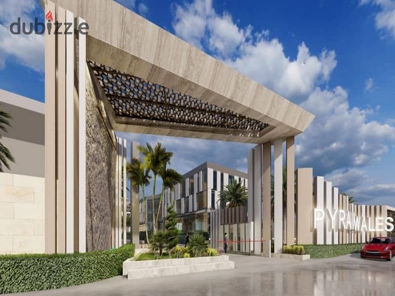 For only 300 thousand, a hotel investment near the Pyramids, a 27-square-meter studio in front of the Oasis Hotel, for sale in installments and ready 3