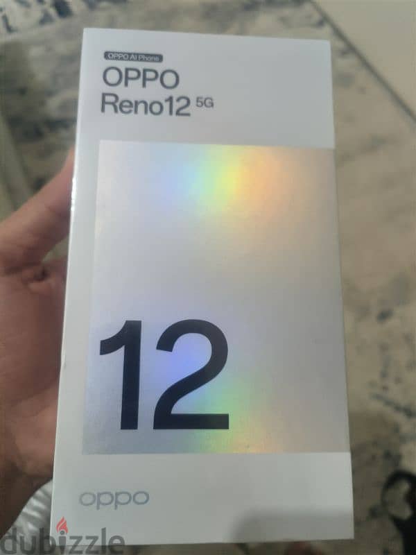 oppo reno12 5g. 12/512 جديد متبرشم روم جلوبال 0