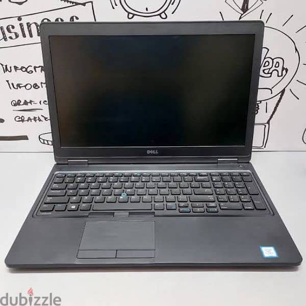 Dell latitude 5580 Intel Core I7-7820HQ 8GB Ram 256GB SSD 1