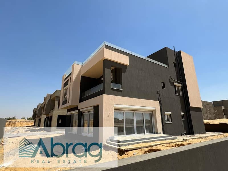 Opportunity at a special price, villa for sale, immediate receipt, 30% down payment, installments, near the Dahshur Road new Zayed, ZAYARD 3