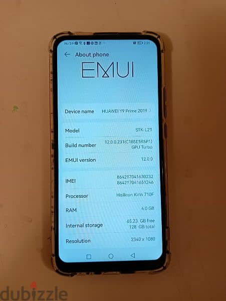 تليفون هواوي huawei y9 prime رامات 4 ذاكرة 128 0