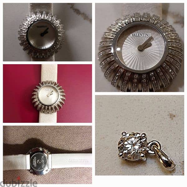 Valentino timeless etoile ss/ diamonds collection wrist watch 10