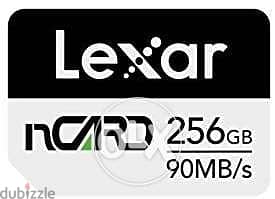 Lexar nCARD 256GB NM Nano Memory Card for Huawei Phones + Lexar Reader 0