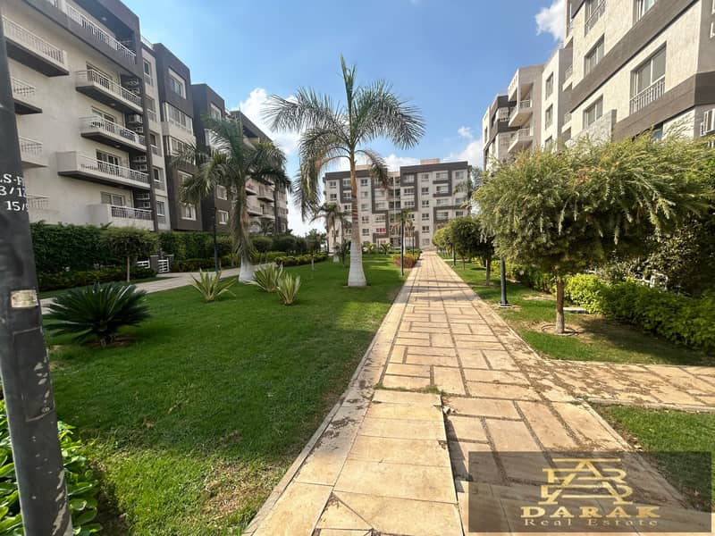 Apartment for sale in Madinaty, ground floor with a private garden, available with installment payments in B12. 8