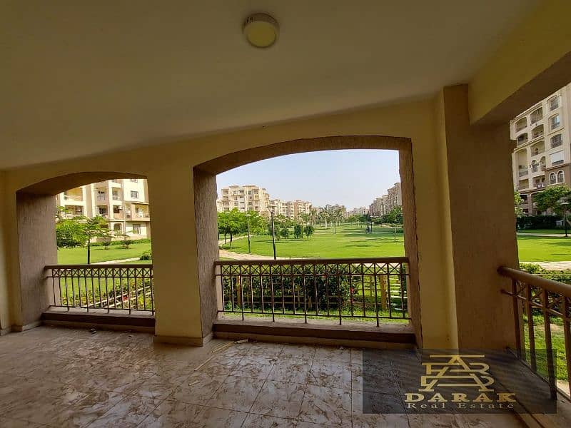 Exceptional ground-floor apartment for sale in Madinaty, 186 sqm with a 65 sqm garden, wide garden view in B1, near all services. 3