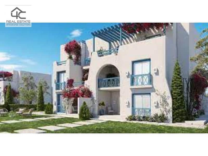 FOR SALE IN MOUNTAIN VIEW RAS EL HEKMA CHALET 85M 2BR UNDER MARKET PRICE VIEW POOL VERY PRIME LOCATION FULLY FINISHED. 2