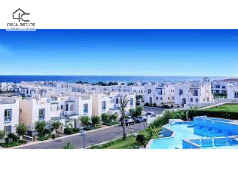 FOR SALE IN MOUNTAIN VIEW RAS EL HEKMA CHALET 85M 2BR UNDER MARKET PRICE VIEW POOL VERY PRIME LOCATION FULLY FINISHED. 3