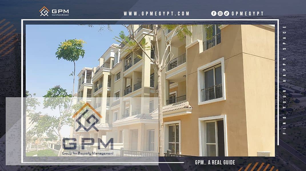 شقة 156م للبيع في كمبوند سراي S2 مستقبل سيتي استلام فوري تكملة اقساط Apartment for sale in Sarai S2 Mostakbal City 2