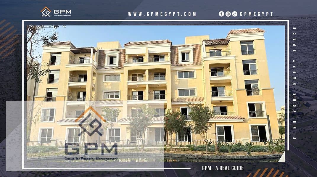 شقة 156م للبيع في كمبوند سراي S2 مستقبل سيتي استلام فوري تكملة اقساط Apartment for sale in Sarai S2 Mostakbal City 3