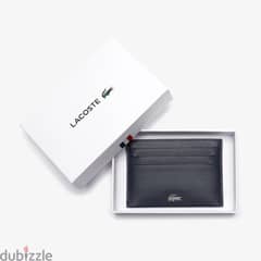 Lacoste card holder blue - محفظة كروت ماركة  لاكوست لون ازرق