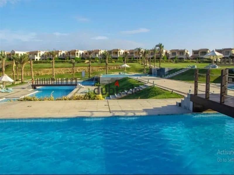 Twin-villa with an area of ​​400m fully finished + 200m garden for sale in La Vista 6 in Ain Sokhna, directly on the sea 6