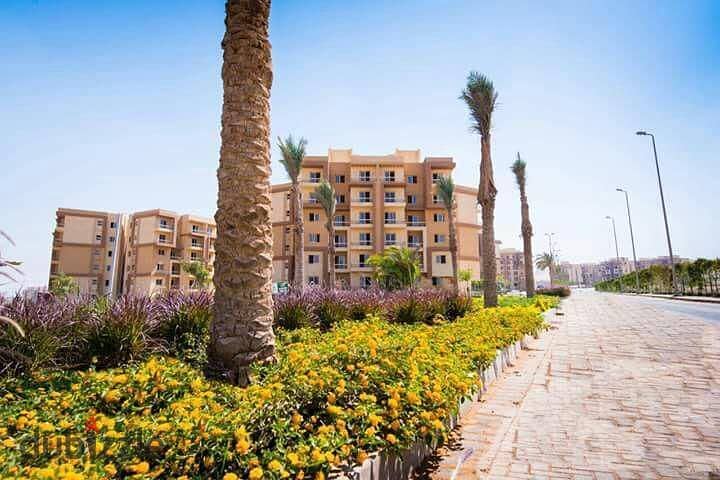 Apartment for sale in Ashgar City in installments, two rooms with a distinctive view of the garden and trees and next to all the compound services 9