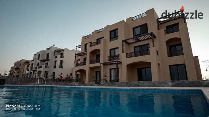 chalet for sale 89m in Makadi Heights Hurghada, direct view of the lagoon 11