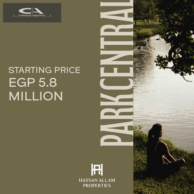 Book at the price of the launch in the first phase of Hassan Allam in Park Central Compound With only 5% down payment View on the lagoon and landscape 11