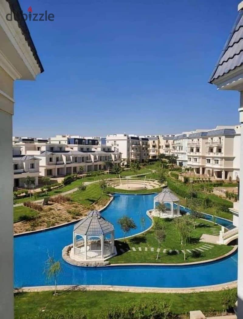 Apartment for sale 130 m in Al-Eva Mountain View Compound, Mostakbal City, directly on the lagoon 12