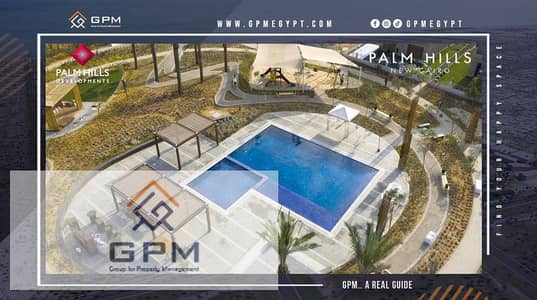 Ultra Super lux Studio for sale with the best price in Palm Hills New Cairo Direct on Lagoons