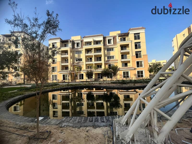 Duplex for sale with a down payment of 1.2 million with a fantastic view of the lagoon in the heart of New Cairo 10