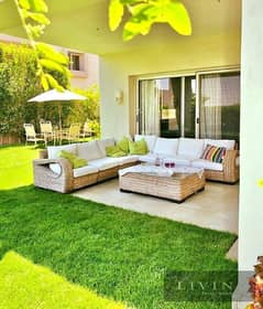 Garden villa duplex for sale at the best price, large area, 4 rooms + garden 175 m, landscape view, in installments over the longest payment period,