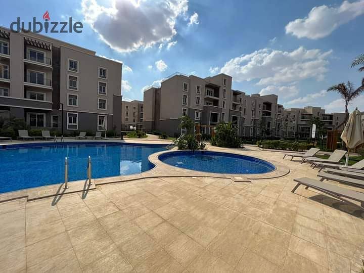 Apartment for sale, penthouse, immediate receipt in installments, 259 sqm + 188 sqm terrace, in October Plaza Sodic Compound, in front of Mountain Vie 8