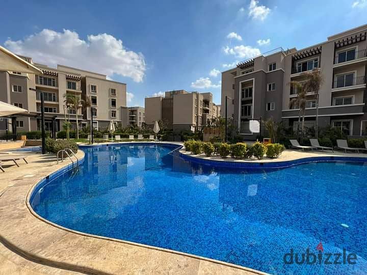 Apartment for sale, penthouse, immediate receipt in installments, 259 sqm + 188 sqm terrace, in October Plaza Sodic Compound, in front of Mountain Vie 10