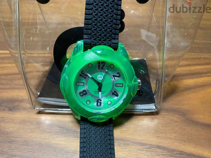 tendence rainbow green ladies watch 0