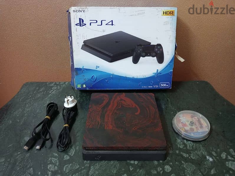 PlayStation 4 Slim 500giga (without Controller) 0