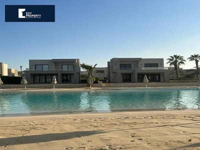 Ready to Move, Fully Finished and Fully Furnished Chalet for Sale with Prime Location Lagoon View in Azha Sokhna!