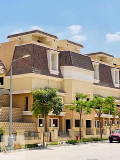 S villa for sale resale, required 2,900,000 installments, area 212 m, in Sheya phase, Sarai compound, next to Madinaty, New Cairo