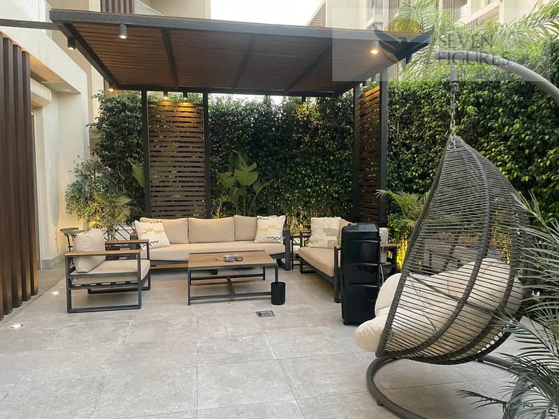 Apartment with Garden for sale in eastown new cairo fully finished ready to move 13