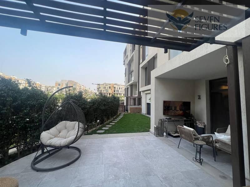 Apartment with Garden for sale in eastown new cairo fully finished ready to move 17