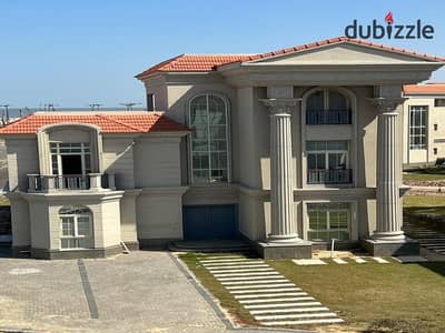 Villa for sale, ready to move in Zahya Mansoura Compound with a view of the Mediterranean coast, with payment facilities up to 10 years