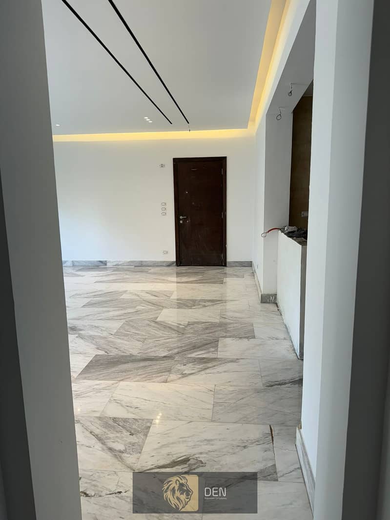 Apartment for rent, immediate receipt, fully finished, with kitchen and acs , in the most prestigious compound in the Fifth Settlement, “Eastown” 8