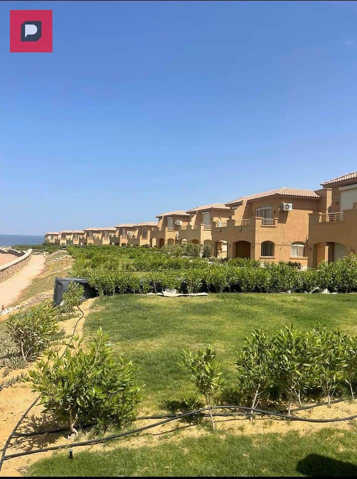 Own a chalet with a 5% down payment, with an area of ​​105 meters in Ain Sokhna Hills, near Porto Sokhna, with a direct view on the sea, landscape, 20